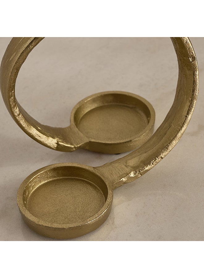 Home Box Gold Decorative T-Light Holder for Home - Image 3